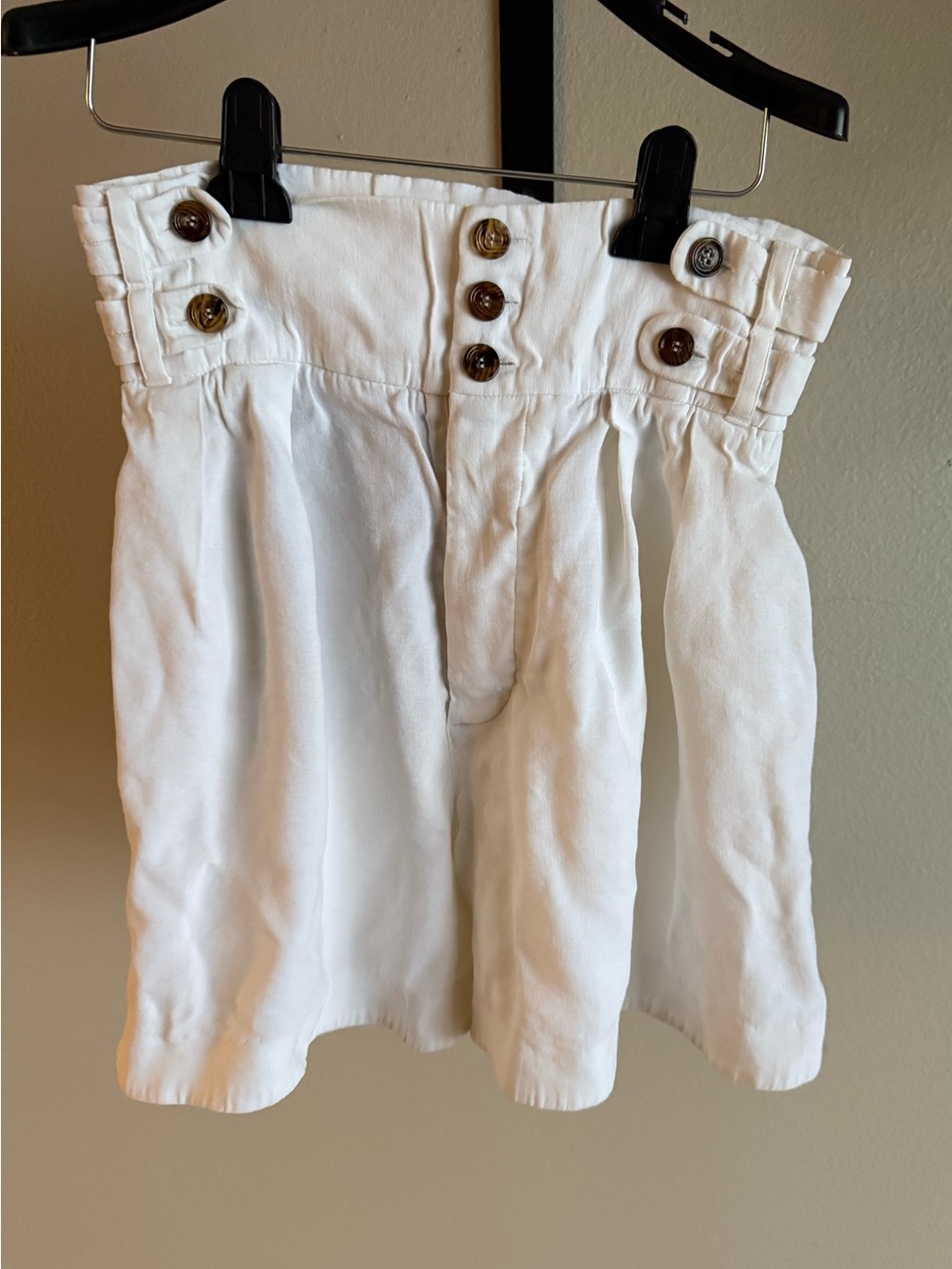 Chloe shorts high waisted white shorts